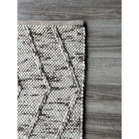 Umea Zig Zag Natural Wool Polyester Rug - Rugs Of Beauty - 3