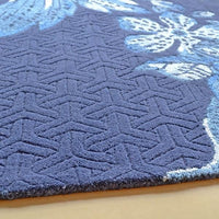 Wedgwood Fabled Floral Navy Designer Rug - Rugs Of Beauty - 4