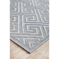 Skien 530 Luxe Modern Silver Grey Runner Rug - Rugs Of Beauty - 5
