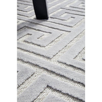 Skien 530 Luxe Modern Silver Grey Runner Rug - Rugs Of Beauty - 8