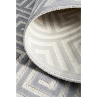 Skien 530 Luxe Modern Silver Grey Runner Rug - Rugs Of Beauty - 9