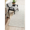 Skien 530 Luxe Modern Natural White Runner Rug - Rugs Of Beauty - 2