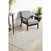 Skien 530 Luxe Modern Natural White Runner Rug - Rugs Of Beauty - 3