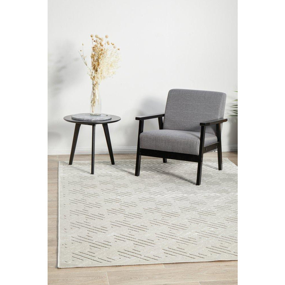 Skien 530 Luxe Modern Natural White Rug - Rugs Of Beauty - 2