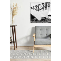 Skien 531 Luxe Modern Silver Grey Runner Rug - Rugs Of Beauty - 4