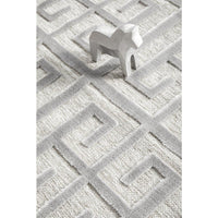 Skien 531 Luxe Modern Silver Grey Runner Rug - Rugs Of Beauty - 8