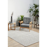 Skien 531 Luxe Modern Silver Grey Rug - Rugs Of Beauty - 3
