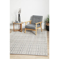 Skien 531 Luxe Modern Silver Grey Rug - Rugs Of Beauty - 4