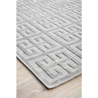Skien 531 Luxe Modern Silver Grey Rug - Rugs Of Beauty - 5
