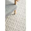 Skien 531 Luxe Modern Natural White Runner Rug - Rugs Of Beauty - 5