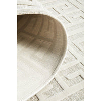 Skien 531 Luxe Modern Natural White Runner Rug - Rugs Of Beauty - 9