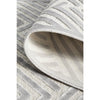 Skien 532 Luxe Modern Silver Grey Runner Rug