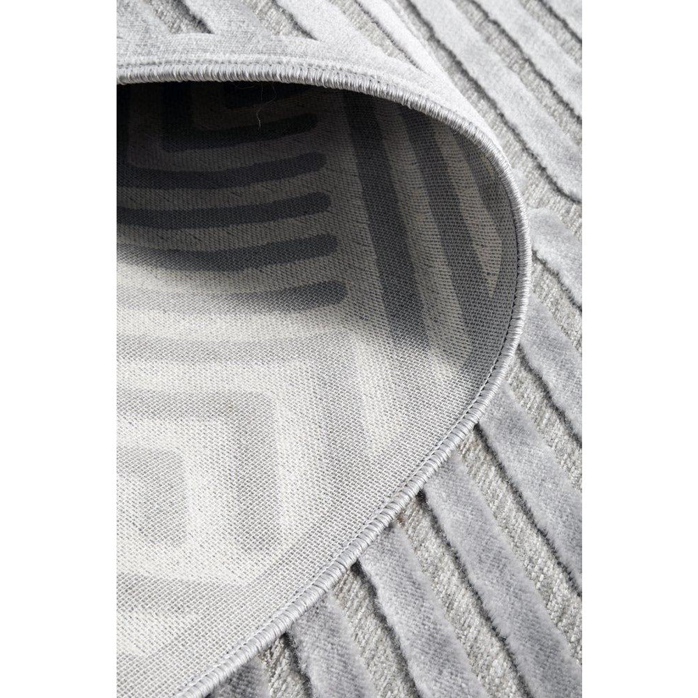 Skien 532 Luxe Modern Silver Grey Rug - Rugs Of Beauty - 9