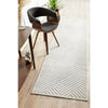 Skien 532 Luxe Modern Natural White Runner Rug - Rugs Of Beauty - 2