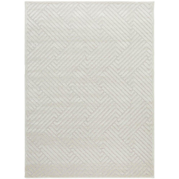 Skien 532 Luxe Modern Natural White Rug - Rugs Of Beauty - 1