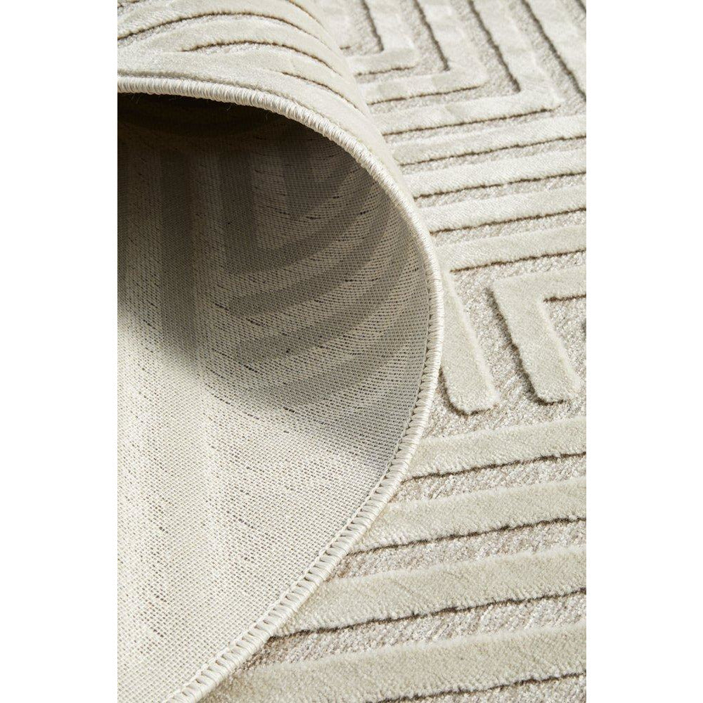 Skien 532 Luxe Modern Natural White Rug - Rugs Of Beauty - 9