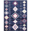 Louga 330 Navy Modern Tribal Rug - Rugs Of Beauty - 1