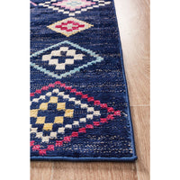 Louga 330 Navy Modern Tribal Rug - Rugs Of Beauty - 4