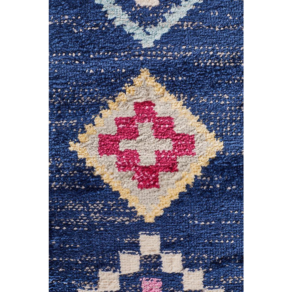 Louga 330 Navy Modern Tribal Rug - Rugs Of Beauty - 6