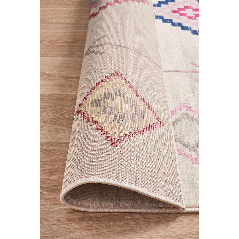 Louga 330 White Modern Tribal Rug - Rug Of Beauty - 7