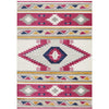 Louga 331 Crimson Red Modern Tribal Rug - Rug Of Beauty - 1