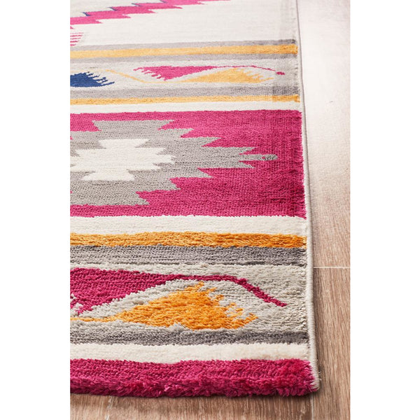 Louga 331 Crimson Red Modern Tribal Rug - Rug Of Beauty - 7