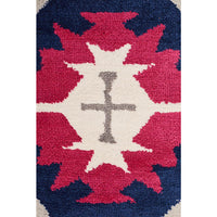 Louga 331 Crimson Red Modern Tribal Rug - Rug Of Beauty - 5