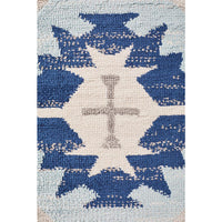 Louga 331 Navy Blue Modern Tribal Rug - Rug Of Beauty - 6