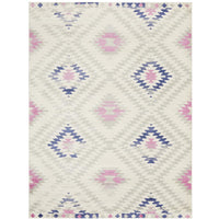 Louga 334 Purple Pink Grey Cream Pastel Modern Tribal Rug - Rug Of Beauty - 1