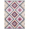 Louga 335 Multi Coloured Modern Tribal Rug - Rug Of Beauty - 1