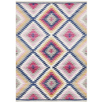 Louga 335 Multi Coloured Modern Tribal Rug - Rug Of Beauty - 1