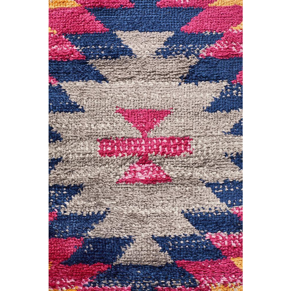 Louga 335 Multi Coloured Modern Tribal Rug - Rug Of Beauty - 4