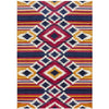 Louga 336 Multi Coloured Modern Tribal Rug - Rug Of Beauty - 1