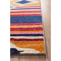 Louga 336 Multi Coloured Modern Tribal Rug - Rug Of Beauty - 4