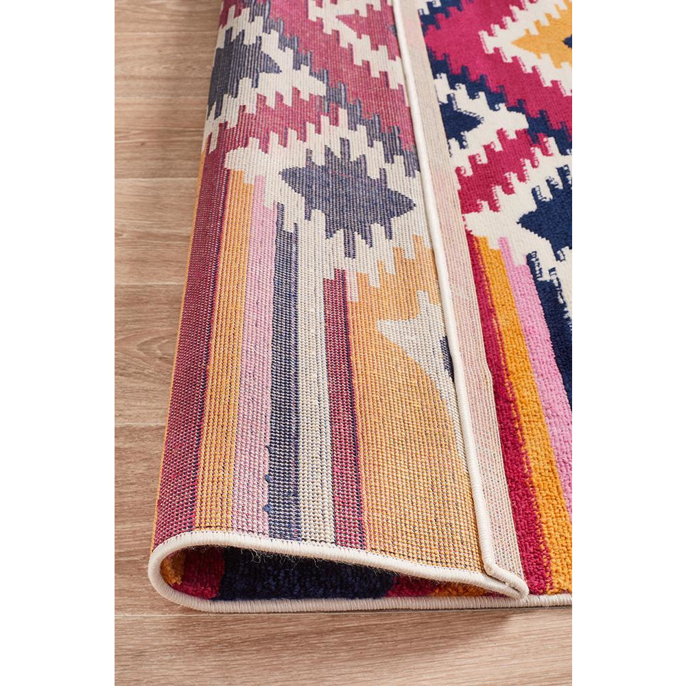 Louga 336 Multi Coloured Modern Tribal Rug - Rug Of Beauty - 7