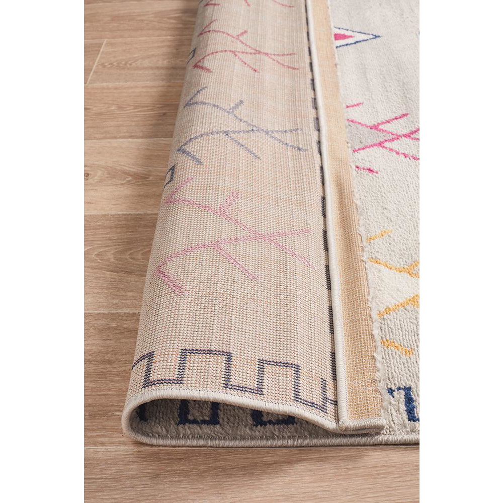 Louga 337 Grey Modern Tribal Rug - Rug Of Beauty - 7