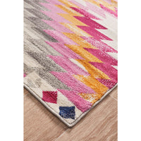 Louga 338 Pink Modern Tribal Rug - Rug Of Beauty - 4