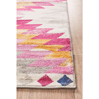 Louga 338 Pink Modern Tribal Rug - Rug Of Beauty - 3