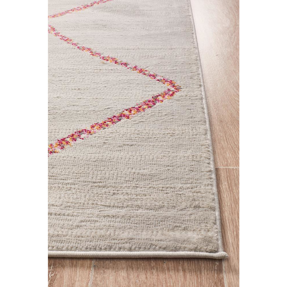 Louga 339 Silver Grey Modern Tribal Rug - Rug Of Beauty - 6