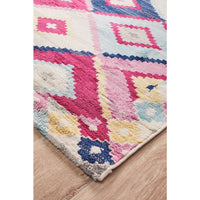 Louga 340 Multi Coloured Modern Tribal Rug - Rug Of Beauty - 3