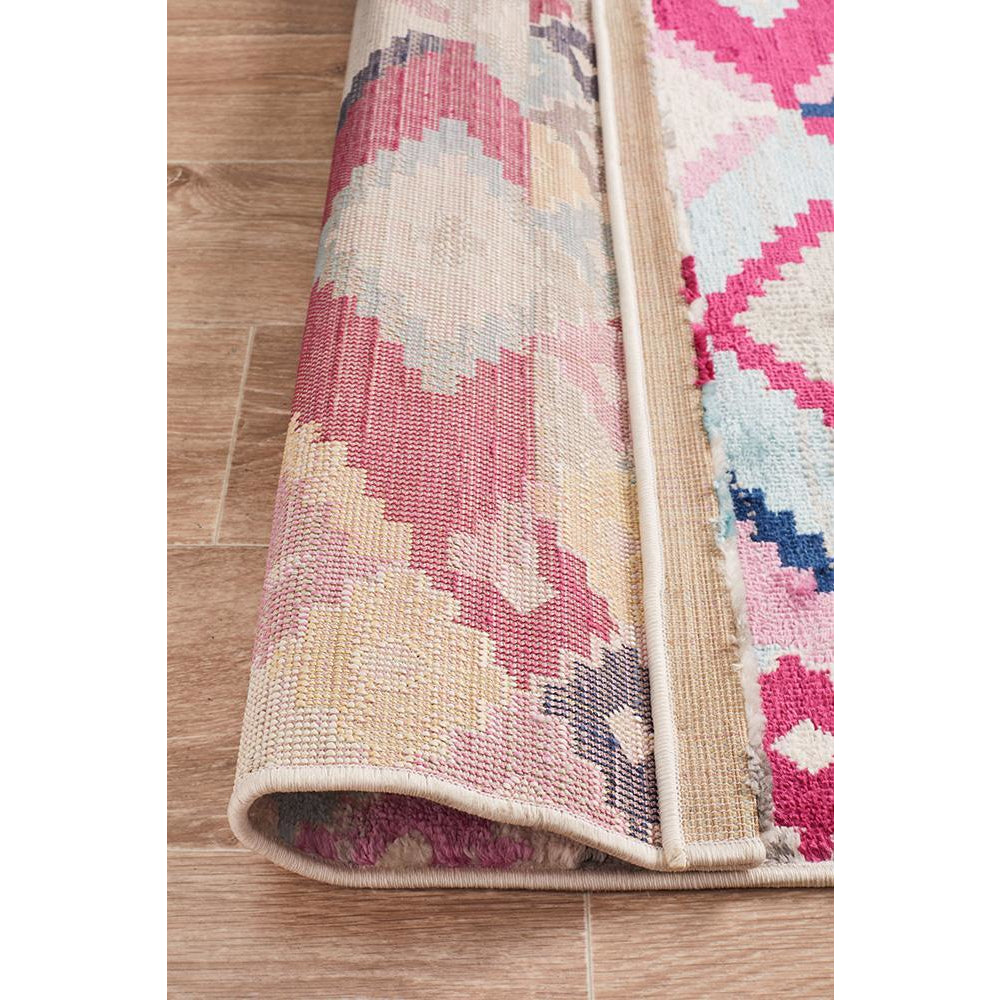 Louga 340 Multi Coloured Modern Tribal Rug - Rug Of Beauty - 7
