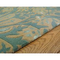 Morris & Co Autumn Flowers Eggshell 27508 Designer Wool / Viscose Rug - Rugs Of Beauty - 3