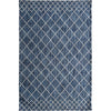 Manchester 3451 Blue Cross Patterned Wool Rug - Rugs Of Beauty - 1