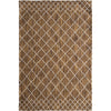 Manchester 3451 Brown Cross Patterned Wool Rug - Rugs Of Beauty - 1