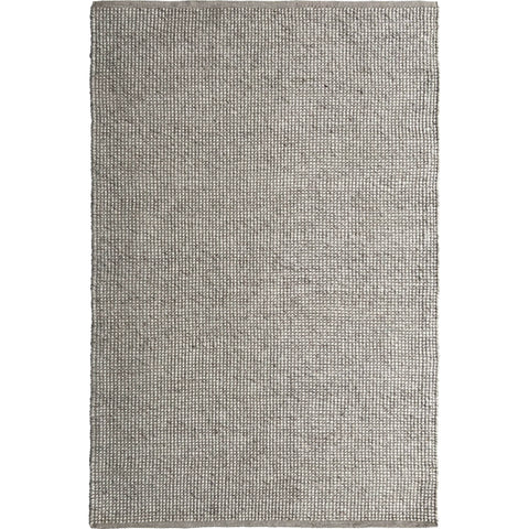 Althea Loop Light Grey Wool Polyester Rug - Rugs Of Beauty - 1