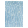 Kulu 2352 Blue Ivory Abstract Modern Machine Washable Rug - Rugs Of Beauty - 1