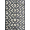 Clarissa 755 Wool Polyester Grey Trellis Rug - Rugs Of Beauty - 1