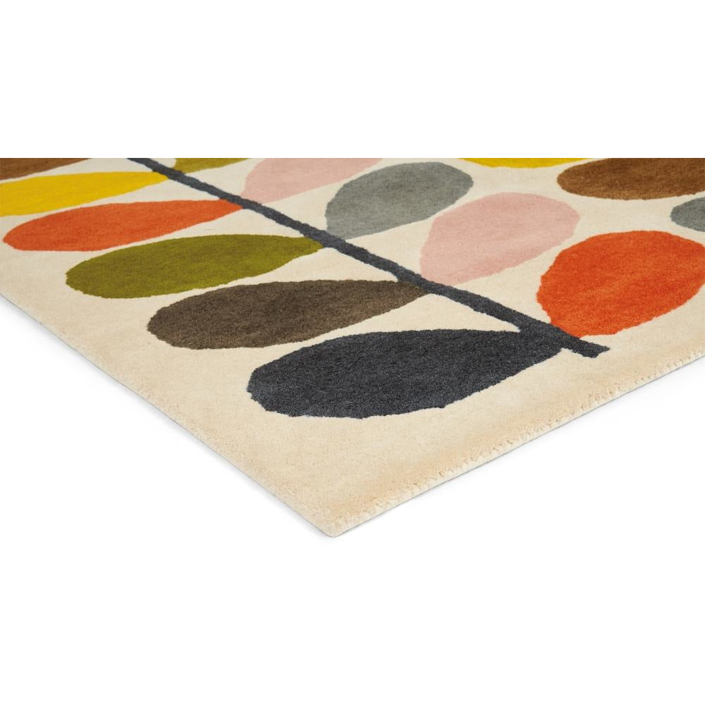 Orla Kiely Classic Multi Stem 059505 Designer Wool Rug - Rugs Of Beauty - 5