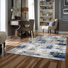 Lincoln 2722 Blue Modern Patterned Rug - Rugs Of Beauty - 2