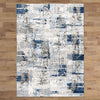 Lincoln 2722 Blue Modern Patterned Rug - Rugs Of Beauty - 3